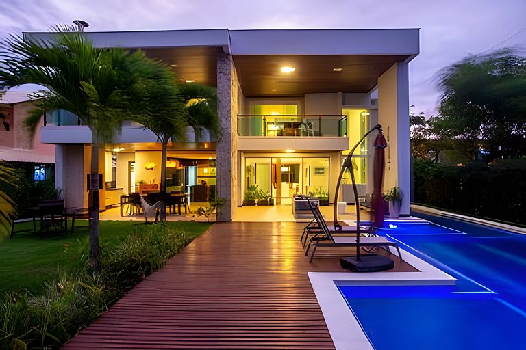 Casa Luxo Mar & Sossego no Melhor Cond. Guarajuba