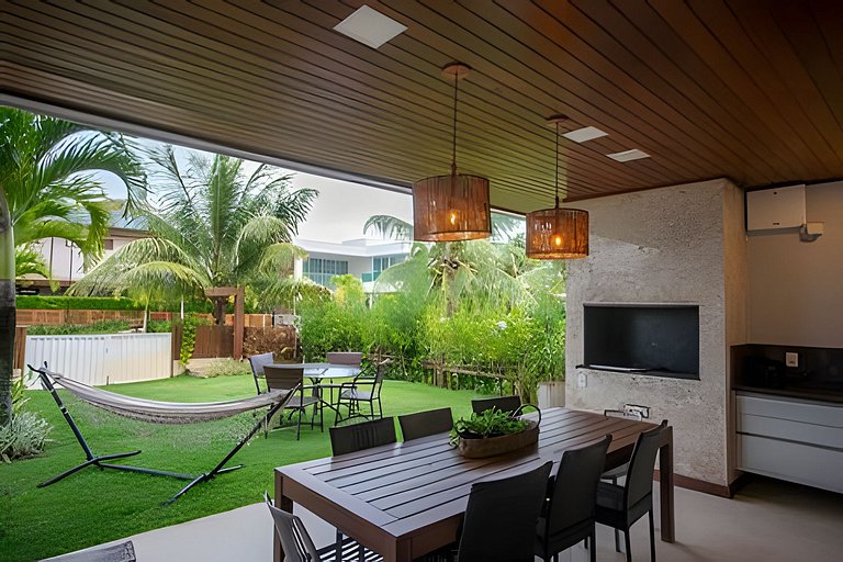 Casa Luxo Mar & Sossego no Melhor Cond. Guarajuba