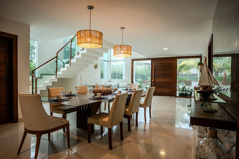 Casa Luxo Mar & Sossego no Melhor Cond. Guarajuba