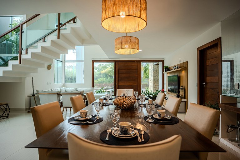 Casa Luxo Mar & Sossego no Melhor Cond. Guarajuba