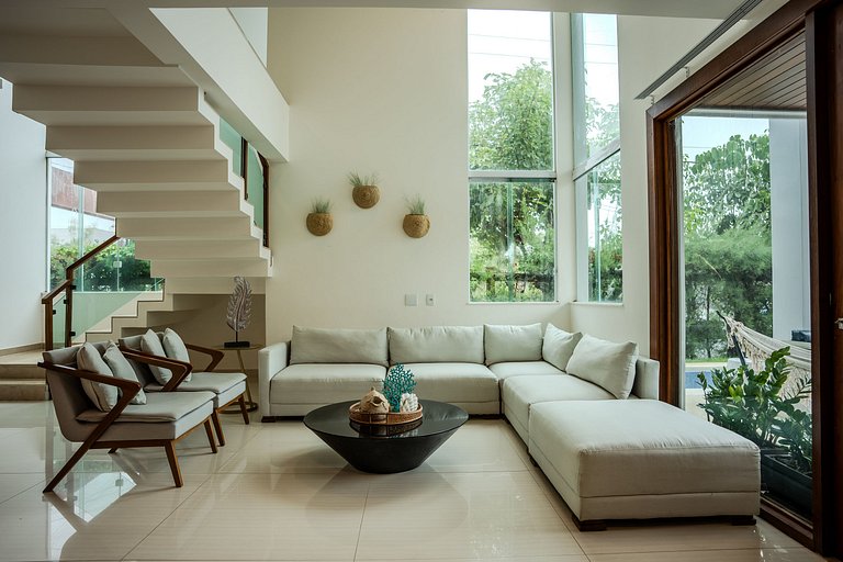 Casa Luxo Mar & Sossego no Melhor Cond. Guarajuba