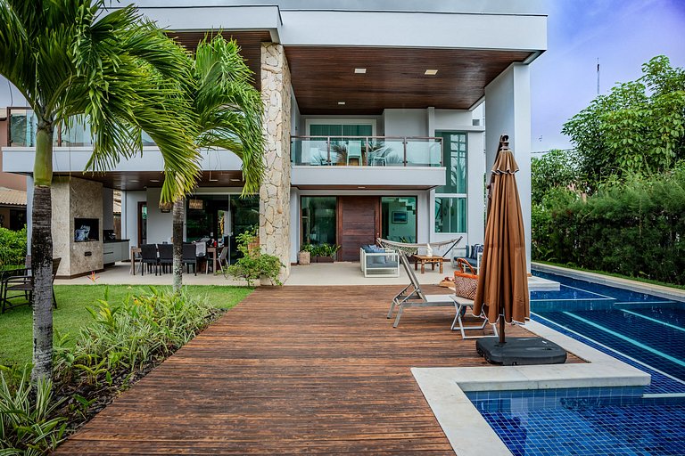 Casa Luxo Mar & Sossego no Melhor Cond. Guarajuba