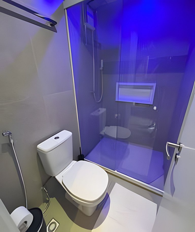 Studio Moderno em Salvador c/ Rooftop Sensacional