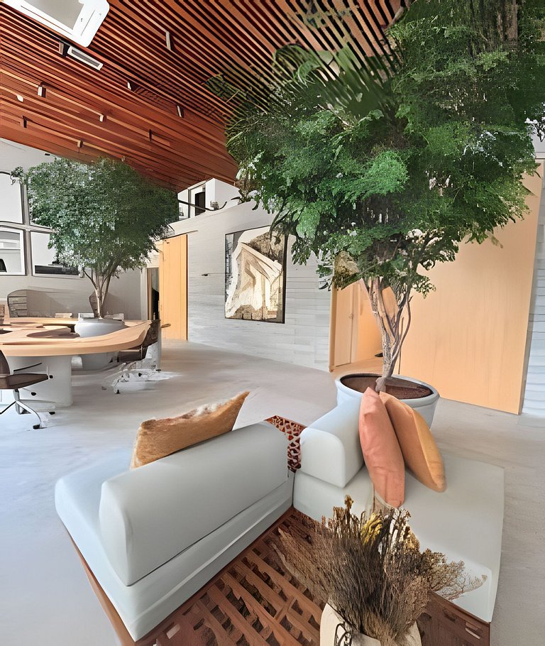 Studio Moderno em Salvador c/ Rooftop Sensacional
