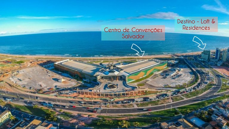 Vista Mar e Conforto no Centro de Convenções