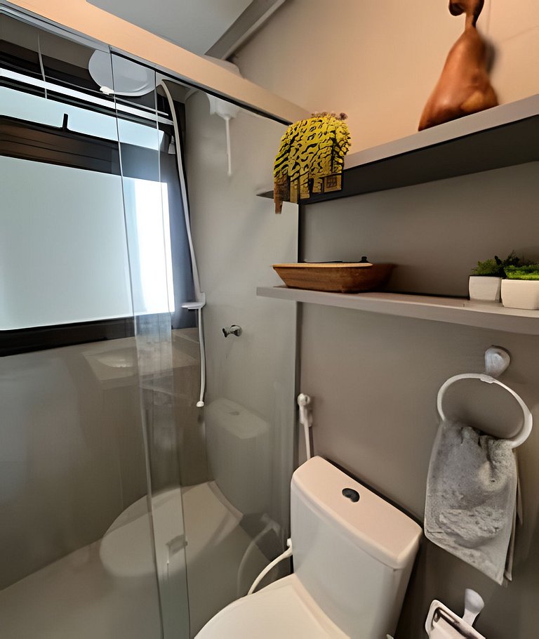 Studio Completo - Conforto e Ótima Localização