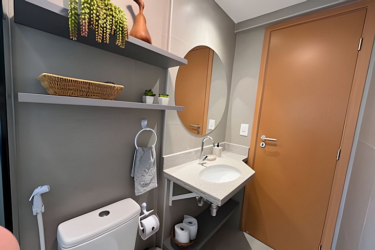 Studio Completo - Conforto e Ótima Localização