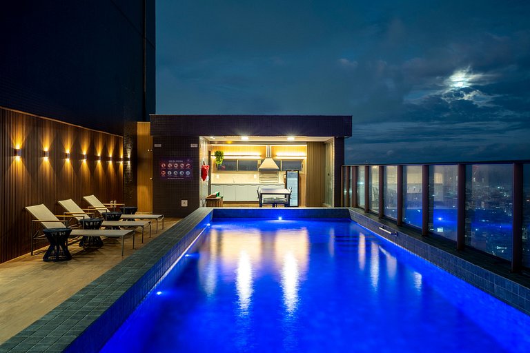 Vista Mar Climatizado no Rio Vermelho, Salvador