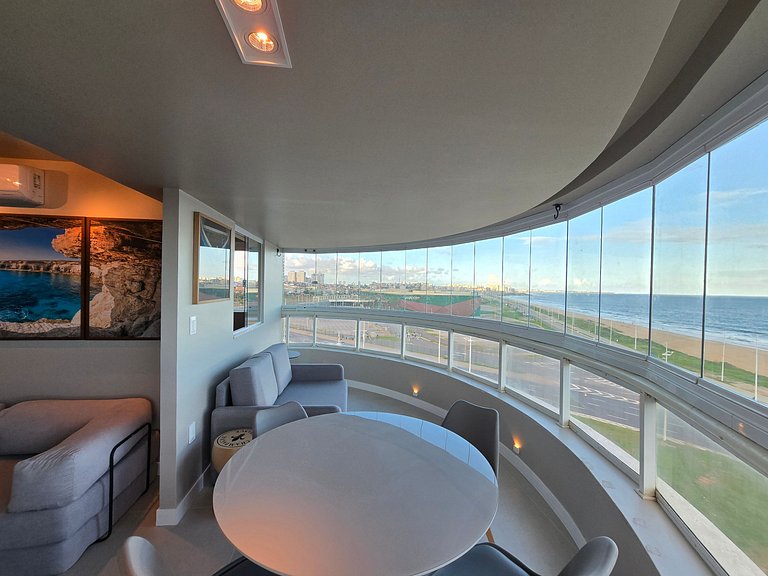 Aconchegante Quarto e Sala Vista Panorâmica do Mar