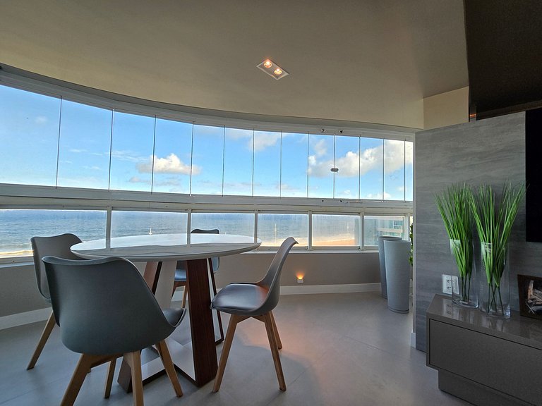 Aconchegante Quarto e Sala Vista Panorâmica do Mar
