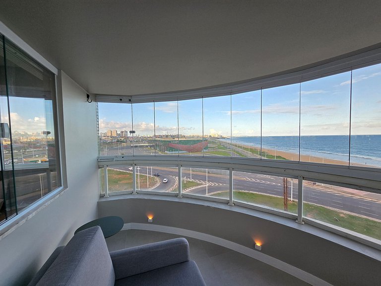 Aconchegante Quarto e Sala Vista Panorâmica do Mar