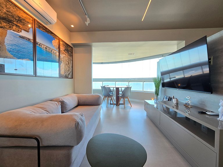 Aconchegante Quarto e Sala Vista Panorâmica do Mar