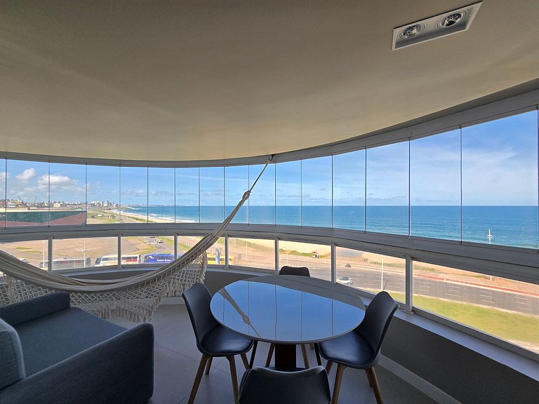 Aconchegante Quarto e Sala Vista Panorâmica do Mar