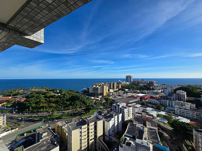 Vista Mar Climatizado no Rio Vermelho, Salvador